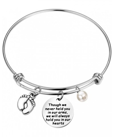 Sympathy Gift for Loss of a Loved One Baby Loss Remembrance Jewelry Miscarriage Keyring Baby Memorial Gift Bracelet $9.01 Nec...