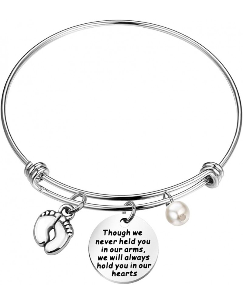 Sympathy Gift for Loss of a Loved One Baby Loss Remembrance Jewelry Miscarriage Keyring Baby Memorial Gift Bracelet $9.01 Nec...