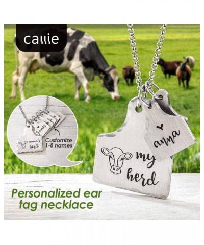 Personalized Necklace for Women Mom, Custom Name Mother's Day Pendant Jewelry Birthday Engraved Gifts Sliver $14.96 Necklaces