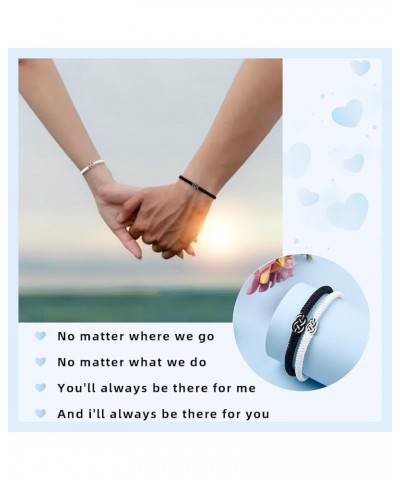 Pinky Promise Distance Matching Lovely Charm Bracelets Relationship Gifts for Mom and Daughter/Son Best Friends Couples Girlf...