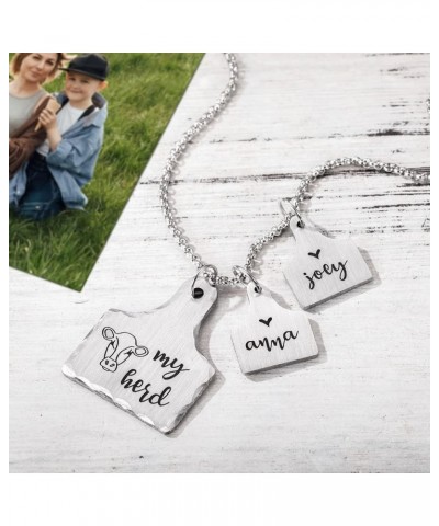 Personalized Necklace for Women Mom, Custom Name Mother's Day Pendant Jewelry Birthday Engraved Gifts Sliver $14.96 Necklaces