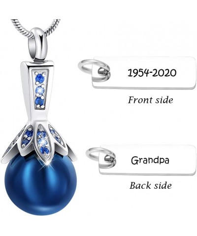 Cremation Jewelry for Ashes Pearl Urn Necklace Jewelry Ashes Holder for Women Ashes Keepsake Customize $12.57 Necklaces