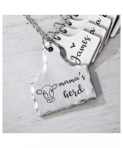 Personalized Necklace for Women Mom, Custom Name Mother's Day Pendant Jewelry Birthday Engraved Gifts Sliver $14.96 Necklaces