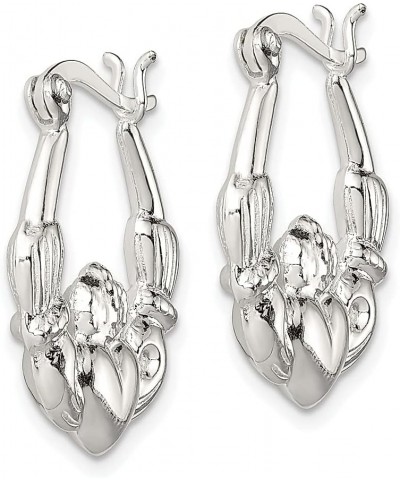 925 Sterling Silver Claddagh Round Hoop Earrings 925 Sterling Silver - 22mm - 0.87 inch $31.76 Earrings