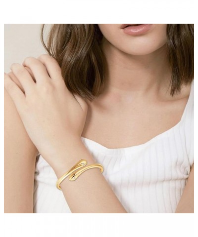 Bracelet for Women Pulseras para Mujer Bangle Bracelets for Women Gold Jewelry 18K Gold Bracelets for Women Chunky Gold Cuff ...