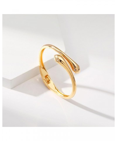 Bracelet for Women Pulseras para Mujer Bangle Bracelets for Women Gold Jewelry 18K Gold Bracelets for Women Chunky Gold Cuff ...