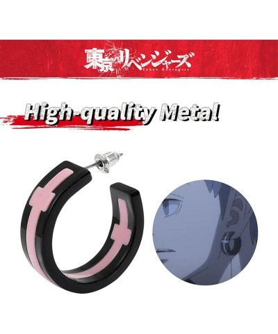 Anime Tokyo Revengers cosplay ear studs with ear clip changer prop (Ear clip, Matsuno Chifuyu) Ear clip Mitsuya Takashi $11.8...