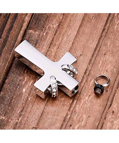 Cross Urn Necklaces for Ashes Grandma Cremation Keepsake Memorial Pendant Necklace April $9.53 Necklaces