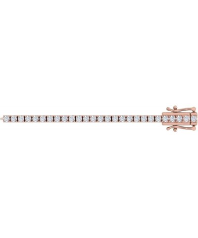 2 to 2 1/3 Carat Diamond Tennis Bracelet in 10K Gold or 950 Platinum (7 to 8 inch) Rose Gold 8.0 Inches $406.00 Bracelets