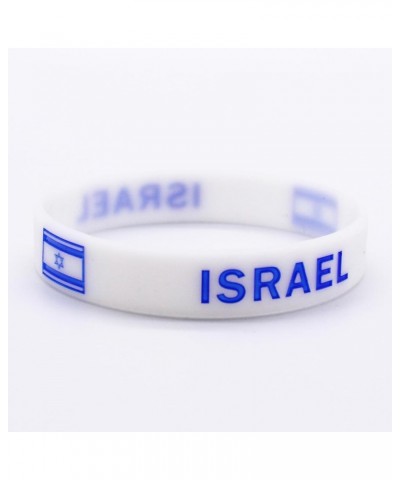 Israel Bracelet Israel Bracelets Israel Flag Bracelet Silicone Bracelets Israelite Wristband Bangle Rubber bracelet Related T...