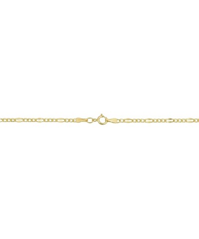 Real 10k Yellow Gold 2.3 mm Figaro Link Chain Necklace (16, 18, 20, 22, 24 or 30 inch) 18 Inches $43.26 Necklaces