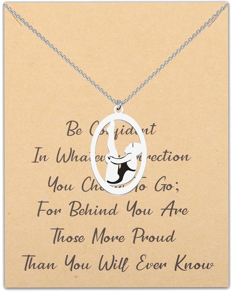 Platform Diving Necklace Diver Swimmer Gift Diving Coach Gift Springboard Diving Gifts Swim Team Diving $9.45 Necklaces