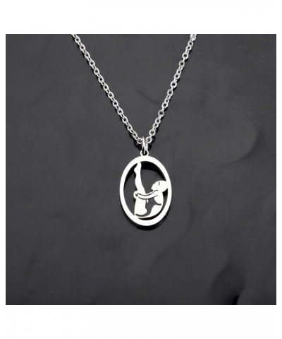 Platform Diving Necklace Diver Swimmer Gift Diving Coach Gift Springboard Diving Gifts Swim Team Diving $9.45 Necklaces