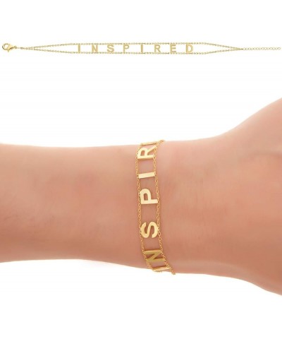 Empowered Inspired Bracelet Yellow $8.84 Bracelets