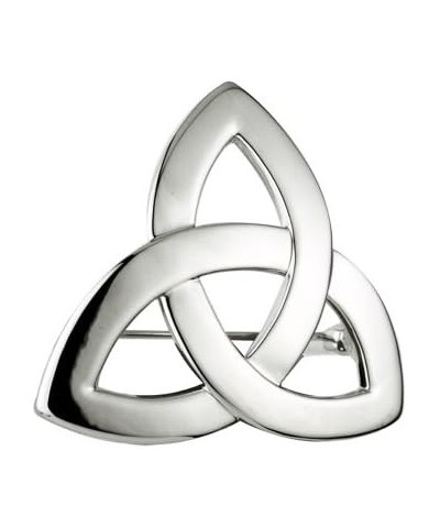 Irish Brooch Trinity Knot Rhodium Plated Made in Ireland $31.17 Brooches & Pins