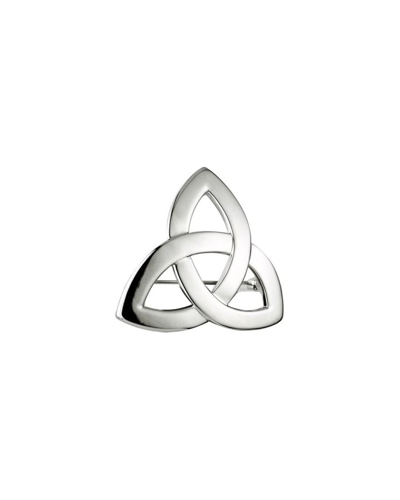 Irish Brooch Trinity Knot Rhodium Plated Made in Ireland $31.17 Brooches & Pins