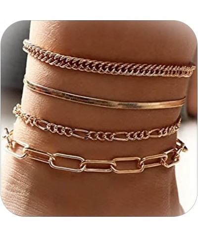 Ankle Bracelets Chain Anklets for Women Layering Beads Boho Anklet Bracelets for Women Summer Beach Anklets Layered Dainty Ch...