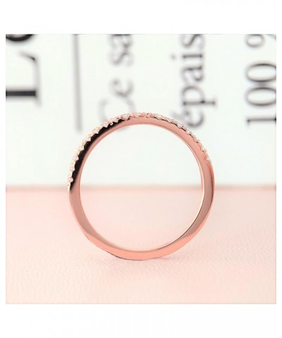 1.5mm Moissanite Wedding Bands for Women, Moissanite Rings for Women, Eternity Bands for Women Rose Gold $13.64 Rings