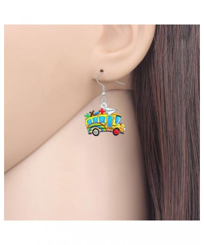 Fun Teacher Earrings Back to School Dangle Science Book Apple Jewelry for Women Girls Kids Crayon Pencil Charms School Bus B ...