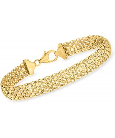 Italian 14kt Yellow Gold Bismark-Link Bracelet. 7.5 inches $315.00 Bracelets