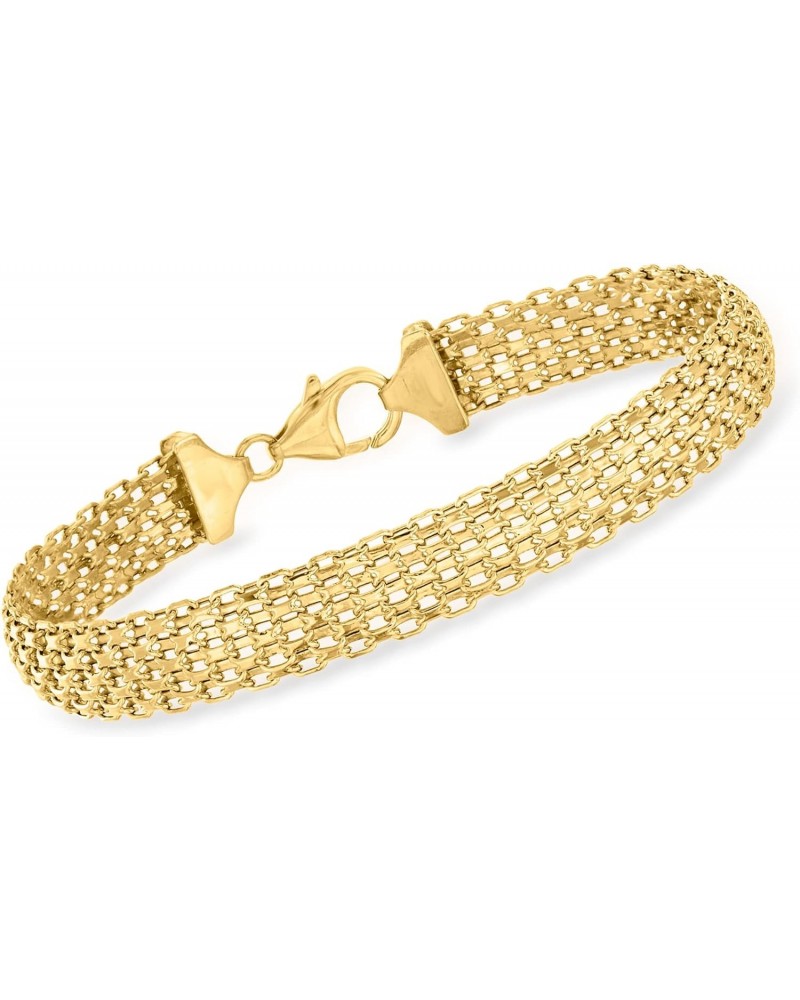 Italian 14kt Yellow Gold Bismark-Link Bracelet. 7.5 inches $315.00 Bracelets