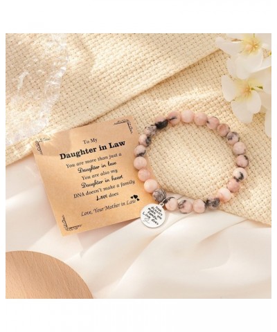 DNA Doesn't Make You Family Love Does Bracelet, Gifts for Bonus Mom/Bonus Dad/Bonus Daughter/Mother-in-law/Father-in-law/Daug...