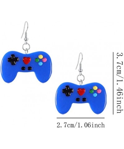 Creative Mini Simulation Gamepad Earrings Simple Personality Cartoon Black And Red Earrings For Women Girls Jewelry Gifts Gam...