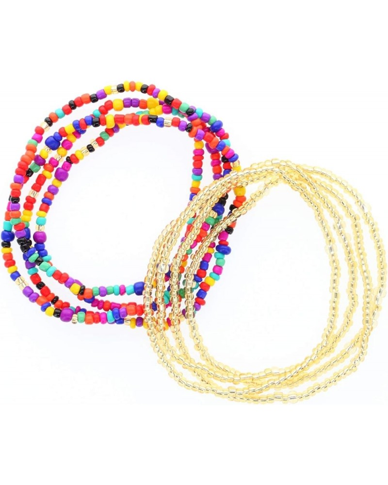 Waist Beads Body Chain for Women Colorful Stretchy African Waist Bead Body Jewelry one size: Length 31.5 Inch(80cm) New Style...