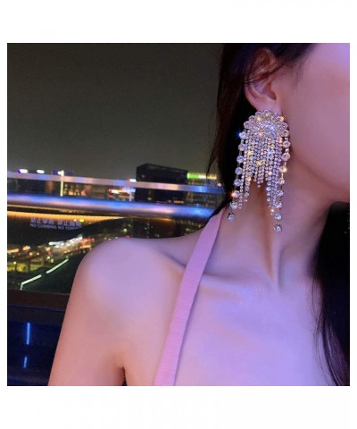 Fashion Women Earrings Long Chain Drop Dangle Earrings Jewelry (Silver) $8.24 Earrings