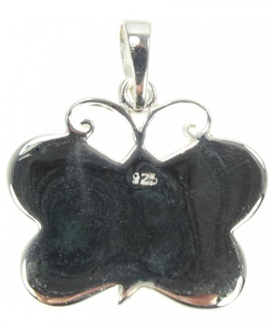 925 Sterling Silver Butterfly Pendant (Pendant Only) by Marisa D'Amico Designs White Mother-of-Pearl $10.79 Pendants