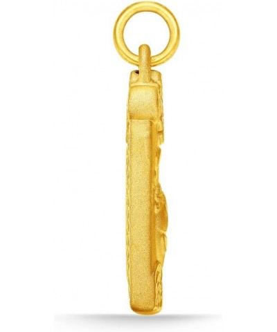 999 24K Pure Gold Be Lucky Omamori Pendant $90.75 Pendants