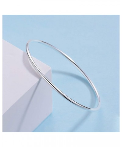 925 Sterling Silver Bangle Bracelet Stackable Bangles for Women/Girls | Bangle Bracelets for Women | 925 Sterling Silver Brac...