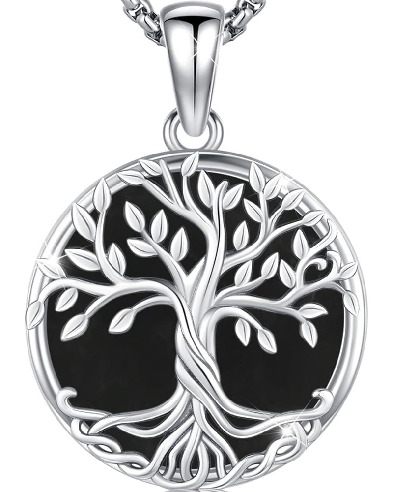 Tree of Life Necklace 925 Sterling Silver Celtic Knot Pendant Necklace Family Tree Pendant Celtic Jewelry Necklace Pendant fo...