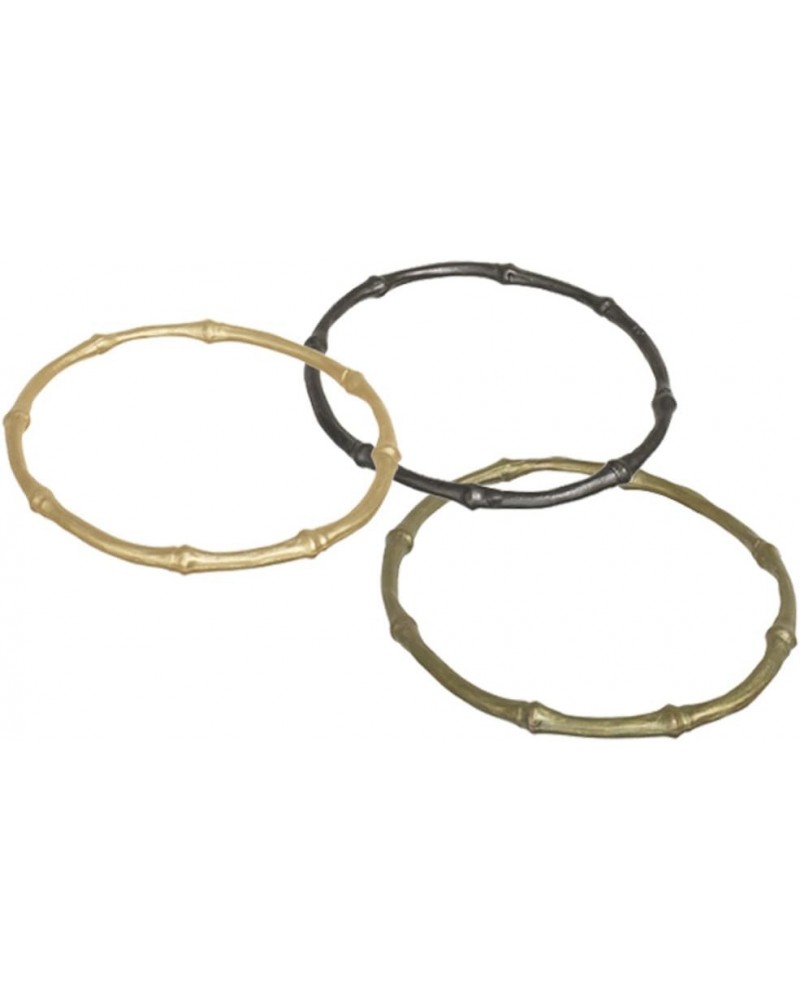 Bamboo Bangle Bracelet (Set of 3) for Silver Seasons… $45.90 Bracelets