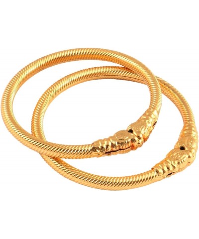 Bangles 2 Piece Shermoonh/Shermukhi Kada Gold Plated Daily Use Lion Design Jewelry for Women & Girls 2.8 $10.59 Bracelets