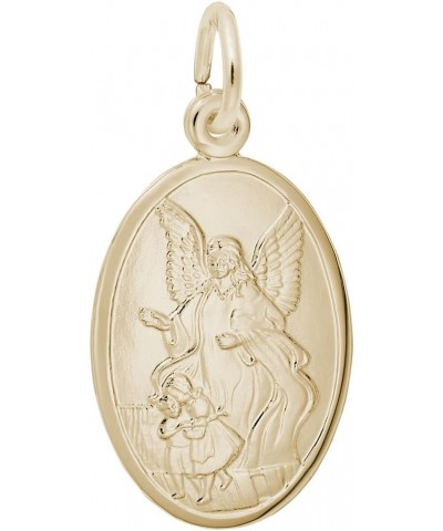 Guardian Angel Charm, Charms for Bracelets and Necklaces Yellow Gold $28.17 Bracelets