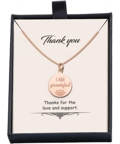 Sterling Silver Believe Strength Message Inspirational Pendant Necklace for Women Teen Grateful $14.30 Necklaces