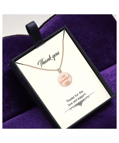 Sterling Silver Believe Strength Message Inspirational Pendant Necklace for Women Teen Grateful $14.30 Necklaces