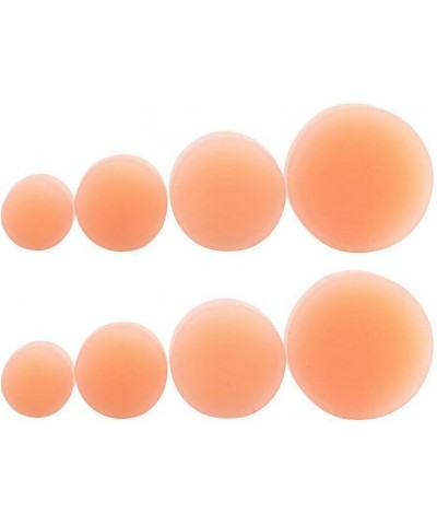 1-4 Pairs of Flesh Skin Colored Silicone Ear Plugs Hiding Hide Hider Retainer 3mm-30mm 4 Pairs (3, 4, 5, 6mm) $11.01 Body Jew...