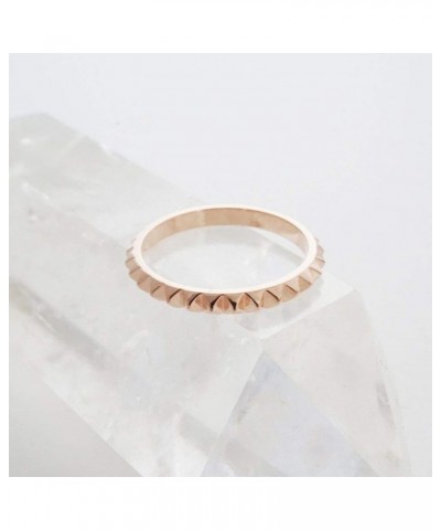 Thin Spike Band Ring in Gold, Rose Gold, or Silver | Minimalist, Delicate Jewelry Rose Gold $9.94 Rings