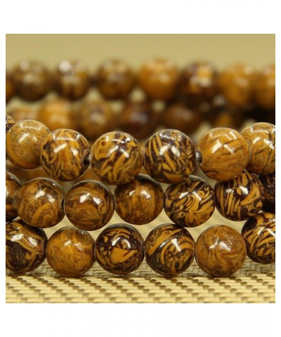 Natural Gemstone 6mm Round Beads Stretch Bracelet 7 Inch Tiger Skin Jasper $7.97 Bracelets