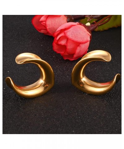 DIY Ear Tunnels Hanger Pendant Stainless Steel Plugs Gauges Stretcher 2g 0g Body Piercing Jewelry 06mm(2G) D-V shape $6.71 Bo...