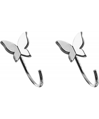 Earring Hoop Stud Drop & Dangle, Stud Earrings Butterfly Exquisite Jewelry Bright Luster Flower Earrings for Banquet G $4.53 ...