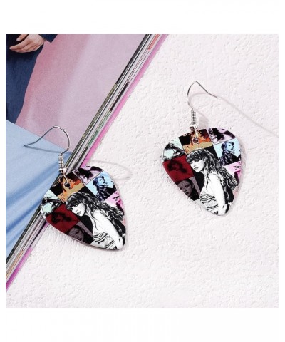 Lover Earrings Heart Earrings Eras Earrings Lover Era Dangle Women Teen Girls TS Eras Concert Gifts for Singer Fans Guitar Pi...