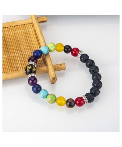 Stress Relief Gifts Healing Bracelets for Women 7 Chakra Bracelets Energy Yoga Bracelet Lymphatic Drainage Chakra Bracelet Ch...