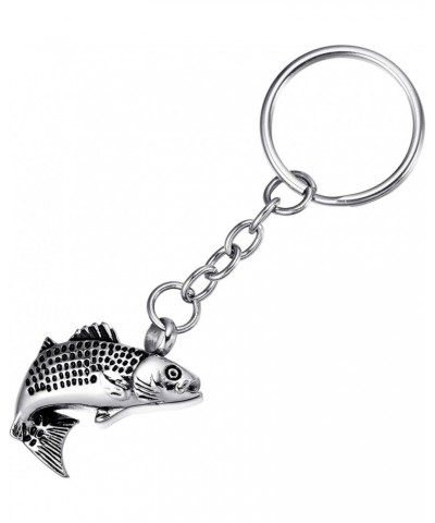 Luck Fish Urn Keychain, Stainless Steel Cremation Jewelry for Ashes Memorial Keepsake Lucky Fish $9.95 Necklaces