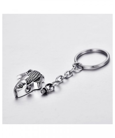 Luck Fish Urn Keychain, Stainless Steel Cremation Jewelry for Ashes Memorial Keepsake Lucky Fish $9.95 Necklaces