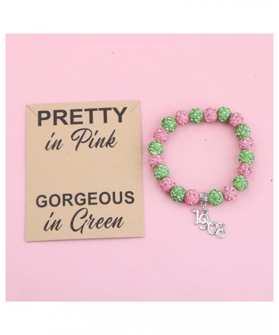 Sorority Gift Pearl Bracelet Pretty Girl Jewelry Gifts Paraphernalia Charm Pearl Charm for Women 1908 $11.40 Bracelets