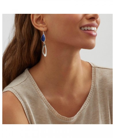 'Night Skies' Sterling Silver Lapis Drop Earrings $54.00 Earrings