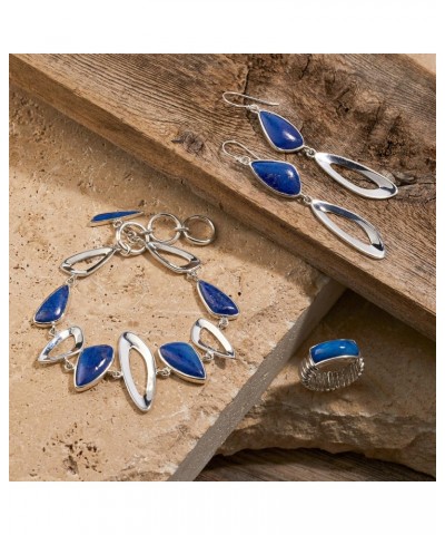 'Night Skies' Sterling Silver Lapis Drop Earrings $54.00 Earrings